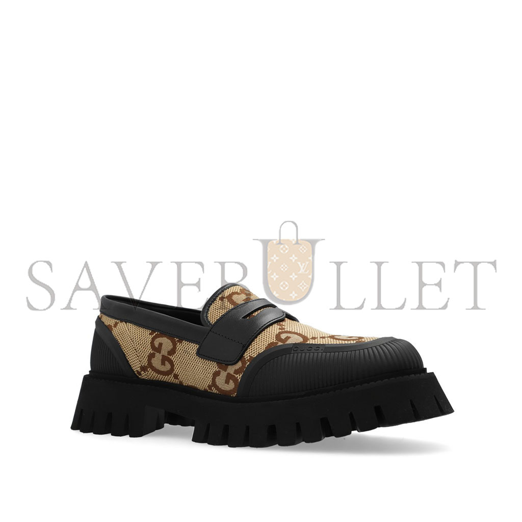 GUCCI MAXI GG SLIP-ON LOAFERS 739776